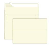 4x6 Envelopes For Invitation,A4 Envelope blue,50 pack 4x6 card Envelopes Self Seal,for weddings, greeting cards,baby shower,photos,birthday (50, Cream, A6)