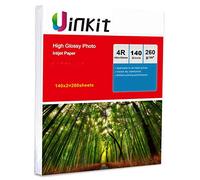 4x6 High Glossy Photo Paper - 280sheets 260Gsm Thick Inkjet Paper 102x152mm 6x4 for Inkjet Printing Uinkit