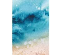 4x6" Inch Mini Pocket Sized Sketchbook Abstract Watercolor Seascape Cover: Small Easy to Carry Notebook for Creative Expression | Tiny Paper Pad for ... Compact Travel Sized Journal with Blank Pages