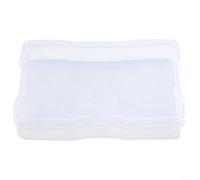 4x6 Photo Storage Box with Buckle and Fixed Partition Made from Acid PP Material, Suitable for Photos, Stickers, Jewelry, and Small Objects (Transparent)