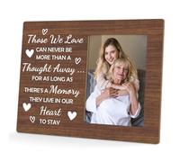 4x6 Picture Frame Bereavement Gift in Memory of Loved Person Wooden photo frame Memorial Gifts for Loss of Mother Sympathy Gifts for Loss of Loved Person Mother Father Husband Wife Grandma Friend