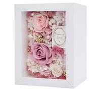 4x6 Shadow Box Frame in White, Interior 2.3" Deep, Wooden Frame Box for Display Dried Flowers, Plant Specimen, Memory Photos, Memory, Wedding, Love, Medal, Bouquet, Trinket on Wall or Tabletop