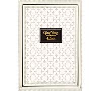 4x6 Silver Beaded Metal Picture Frame,Velvet Back