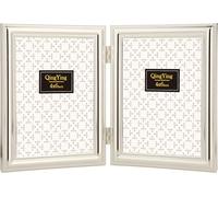 4x6 Silver Double Beaded Metal Frame,Real Glass