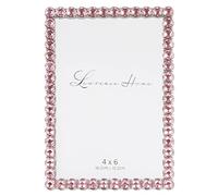 4x6 Silver Metal Sparkle Frame - Soft Pink