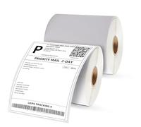4x6 THERMAL LABELS SPECIFICATIONS - 4 x 6 Inch (100mm x 150mm) thermal shipping labels - 6Rolls / 400 Labels, Blank Labels Stickers, No ribbon required. Standard size for USPS, UPS, FedEx, DHL Amazon.
