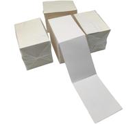 4x6 Thermal Shipping Labels - 100x150mm Fanfold Stack- Direct Thermal, Jam-Free, Ink-Free - Compatible with Zebra, Rollo, Citizen, Royal Mail, DPD, Amazon, Ebay, UPS (2000)
