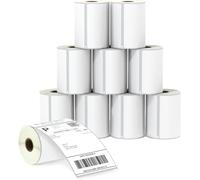 4x6 Thermal Shipping Labels - 500 Labels/Roll - Direct Thermal Printer Labels - Compatible with Zebra, Rollo, Munbyn, Dymo 4XL - Strong Adhesive, BPA Free - 1, 4 & 8 Rolls (8)
