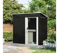 4x6FT Metal Pent Roof Garden Tool Shed