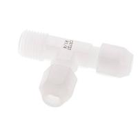 4x6mm & R1/4'' PVDF Right Angle Tee Hose Fitting with Male Threads 10bar/145psi