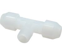 4x6mm & R1/8'' PVDF T-Shape Hose Fitting with Male Threads 10bar/145psi