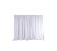 4x8 Metres Ice Silk Backdrop Wrinkle-Free Polyester Background Curtain Drapes Neel Blue White One Size