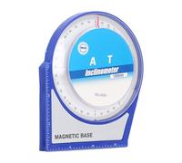 4x90 Degree Angle Finder ABS Plastic Magnetic Base Inclinometer Protractor Angle Measuring Locator Tool for Woodworking Metalworking Carpentry and Construction Projects