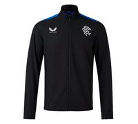 (4XL) 2023-2024 Rangers Players Training Anthem Jacket (Black)
