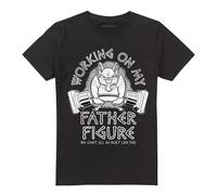 (4XL, Black) Disney Unisex Adult Hercules Phil Working On My Father T-Shirt