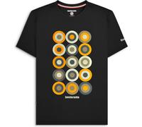 (4XL, Black/Gold) Lambretta Mens Mod Target Short Sleeve T-Shirt