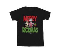 (4XL, Black) Rick And Morty Mens Merry Rickmas T-Shirt