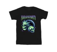 Absolute Cult Rick and Morty Men's Space Skull T-Shirt Black XXXX-Large