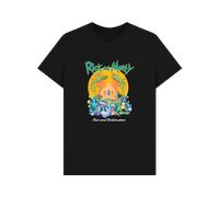 (4XL, Black) Rick and Morty Pyramid Unisex T-Shirt