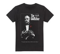 (4XL, Black) The Godfather Mens Poster T-Shirt