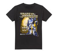 (4XL, Black) Transformers Mens Soundwave 40th T-Shirt