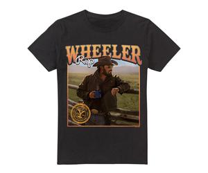 (4XL, Black) Yellowstone Mens Coffee with Rip Wheeler T-Shirt