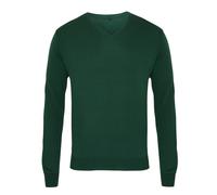 Premier Mens Knitted Cotton Acrylic V Neck Sweatshirt PC6849