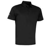 Callaway - Golf Polo Shirt for Men, Short Sleeve Moisture-Wicking Swing Tech Top with Stretch, UPF50 (Caviar Black)