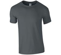 (4XL, Charcoal) Gildan Mens Soft Style Ringspun T Shirt