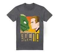 (4XL, Charcoal) Star Trek Mens Arena T-Shirt