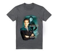 (4XL, Charcoal) Star Trek Mens Jadzia Dax T-Shirt