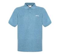(4XL, Denim Blue Marl) Slazenger Mens Embroidered Logo Polo Shirt