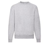 (4XL, Heather Grey) Fruit of the Loom Mens Heather Sweatshirt