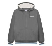 (4XL, Iron) Lambretta Mens Full Zip Hoodie