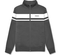 (4XL, Iron/White) Lambretta Mens Championship Track Jacket Harrington Jacket