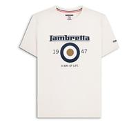 (4XL, Jet Stream) Lambretta Mens Classic Target Short Sleeve T-Shirt