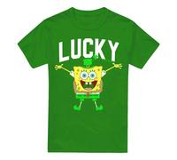 (4XL, Kelly Green) SpongeBob SquarePants Mens Lucky Bob St Patricks Day T-Shirt