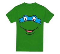 (4XL, Kelly Green) Teenage Mutant Ninja Turtles Mens Leonardo Smile T-Shirt