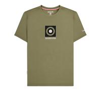 (4XL, Khaki Green) Lambretta Mens Box Logo T-Shirt