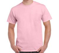 (4XL, Light Pink) Gildan Unisex Adult Heavy Cotton T-Shirt
