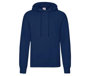 (4XL, Navy) Fruit Of The Loom Unisex Adults Classic Hooded Sweatshirt
