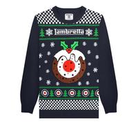 (4XL, Navy) Lambretta Mens AW25 Target Christmas Jumper