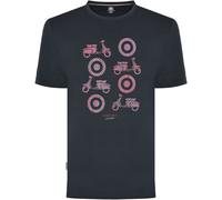 (4XL, Navy) Lambretta Mens Multi Target Scooter Short Sleeve Crew Neck T-Shirt Top Tee