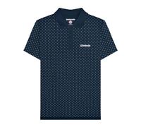 (4XL, Navy) Lambretta Mens SS24 Polka Dot Polo Shirt