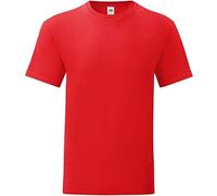 Fruit of the Loom Men's Iconic 150 T-Shirt in Red | Size: 4XL Fruit Of The Loom Red 4XL