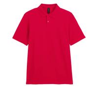Gildan Men's SoftStyle Double Pique Polo Shirt in Red | Size: 4XL Gildan Red 4XL