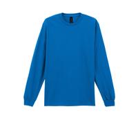 (4XL, Royal Blue) Gildan Mens Plain Crew Neck Ultra Cotton Long Sleeve T-Shirt