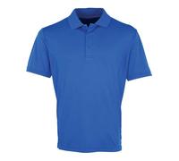 (4XL, Royal Blue) Premier Mens Coolchecker Pique Polo Shirt