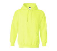 (4XL, Safety Green) Gildan Heavy Blend Adult Unisex Hooded Sweatshirt / Hoodie