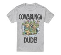 (4XL, Sport Heather) Teenage Mutant Ninja Turtles Mens Cowabunga Dude T-Shirt